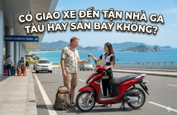 Có giao xe máy tận nơi nhà ga và sân bay tại Nha Trang không
