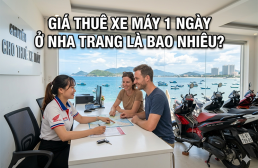 Giá thuê xe máy ở Nha Trang bao nhiêu một ngày?
