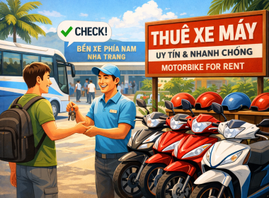 Thuê xe máy tại bến xe phía nam Nha Trang uy tín và nhanh chóng