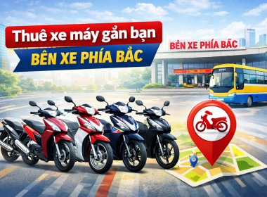 Thuê xe máy gần bến xe phía Bắc Nha Trang thuận tiện cho khách vừa xuống bến