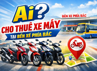 Cho thuê xe máy ngay tại bến xe phía bắc Nha Trang cho hành khách xuống bến