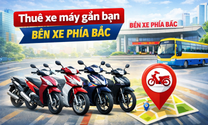 Thuê xe máy gần bến xe phía Bắc Nha Trang thuận tiện cho khách vừa xuống bến