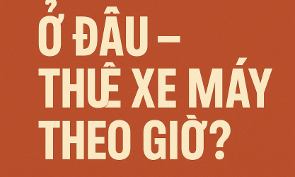 Thuê xe máy Nha Trang theo giờ có không và giải pháp tốt nhất cho du khách