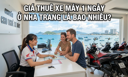 Giá thuê xe máy ở Nha Trang bao nhiêu một ngày?