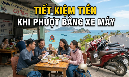 Cách tiết kiệm chi phí khi phượt bằng xe máy mà vẫn thoải mái